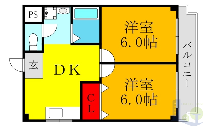 5階の間取り図