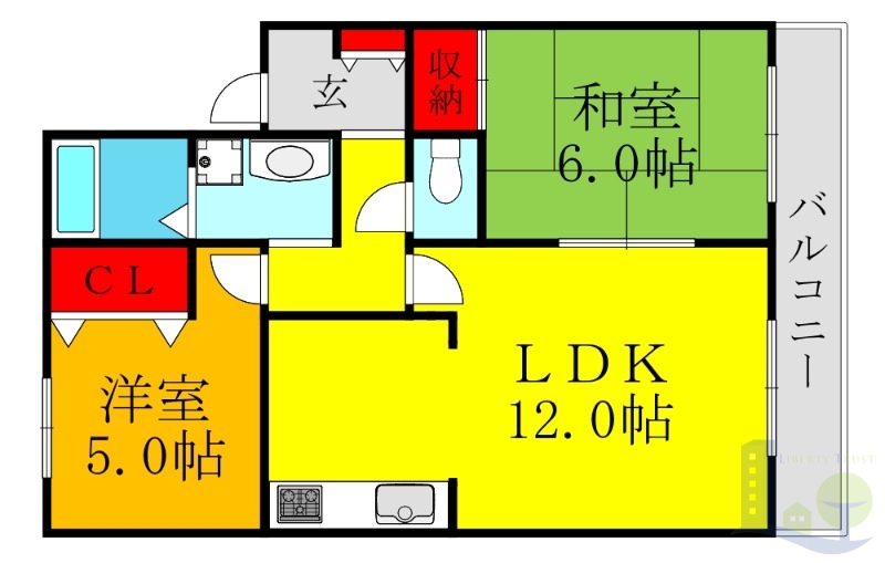 3階の間取り図