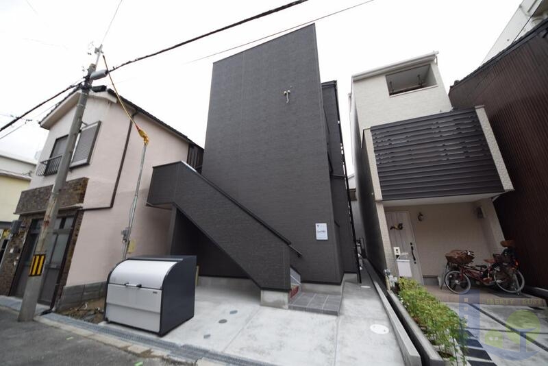 大阪市東淀川区下新庄２丁目の賃貸アパートの外観