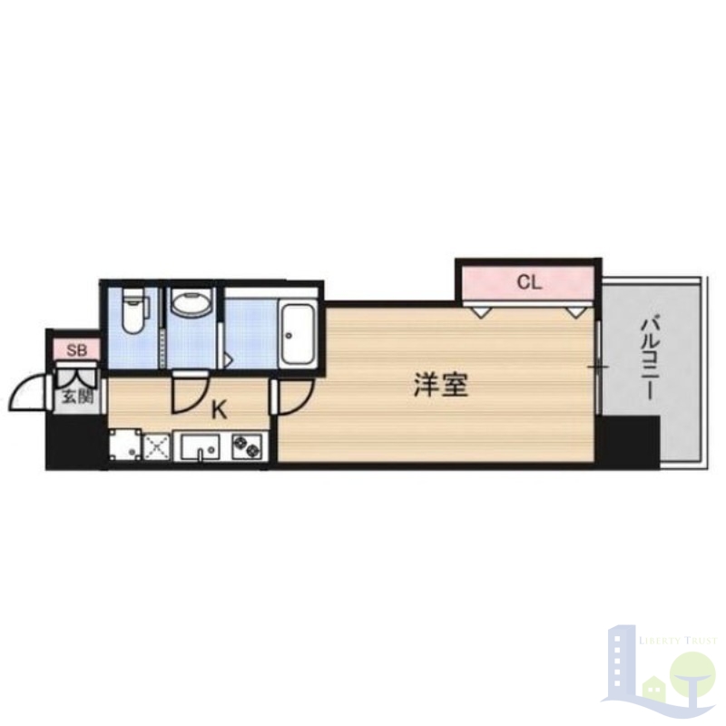 8階の間取り図