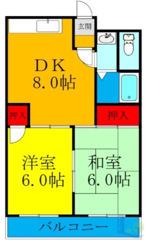 1階の間取り図