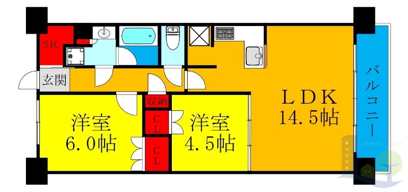 9階の間取り図