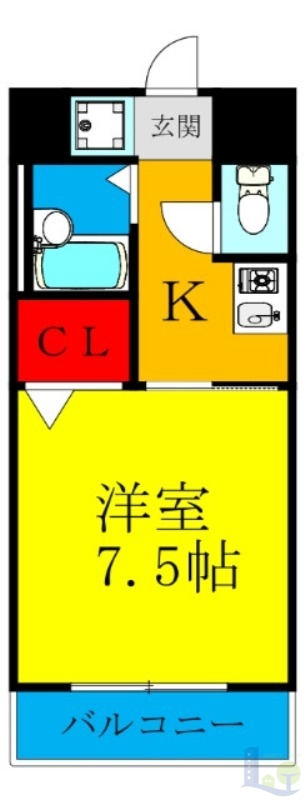 2階の間取り図