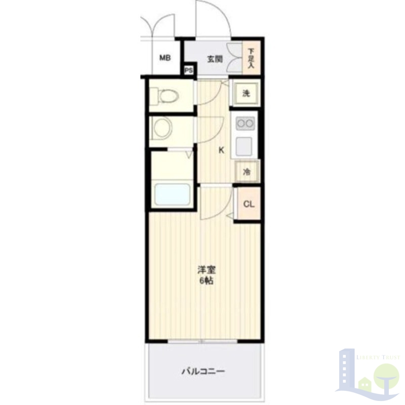 8階の間取り図