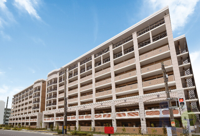 大阪市東淀川区東中島３丁目の賃貸マンションの外観