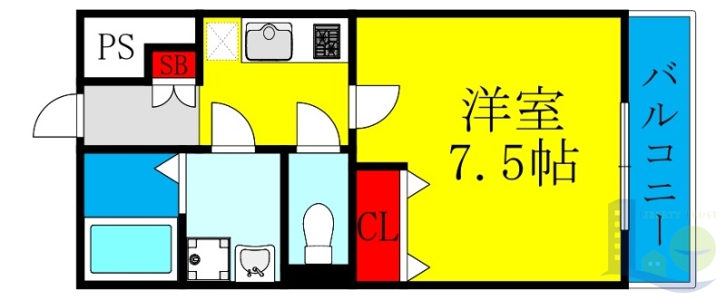 5階の間取り図