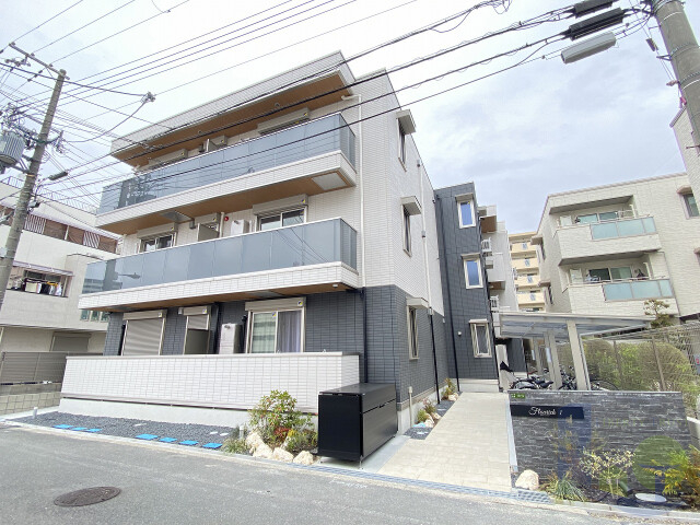 大阪市東淀川区豊新５丁目の賃貸アパートの外観