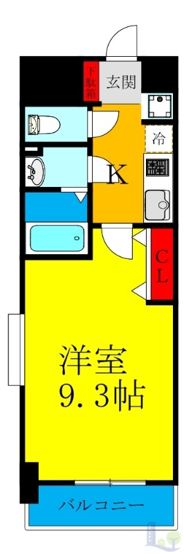 9階の間取り図