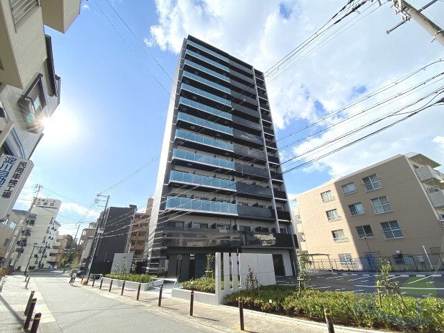 大阪市東淀川区豊新５丁目の賃貸マンションの外観
