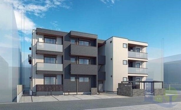 大阪市東淀川区小松４丁目の賃貸アパートの外観