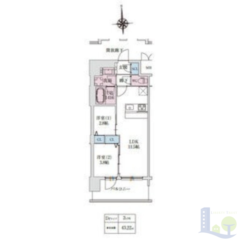 12階の間取り図