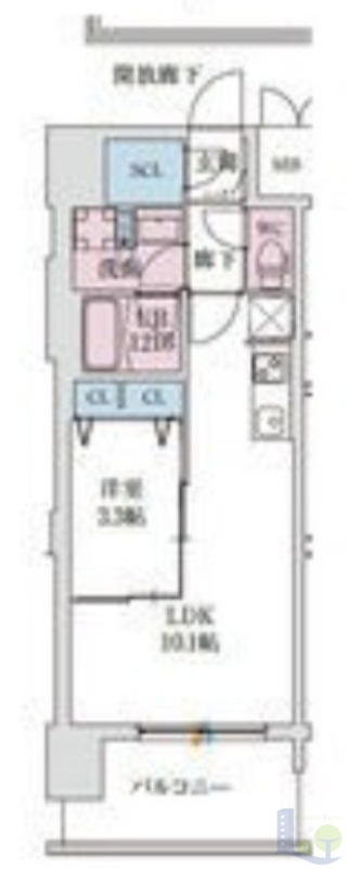 5階の間取り図