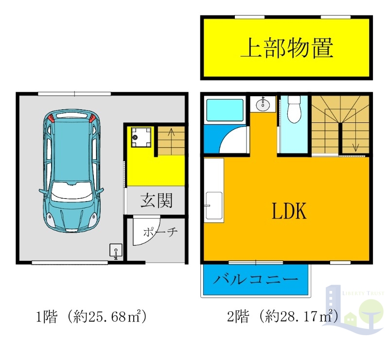 1階の間取り図
