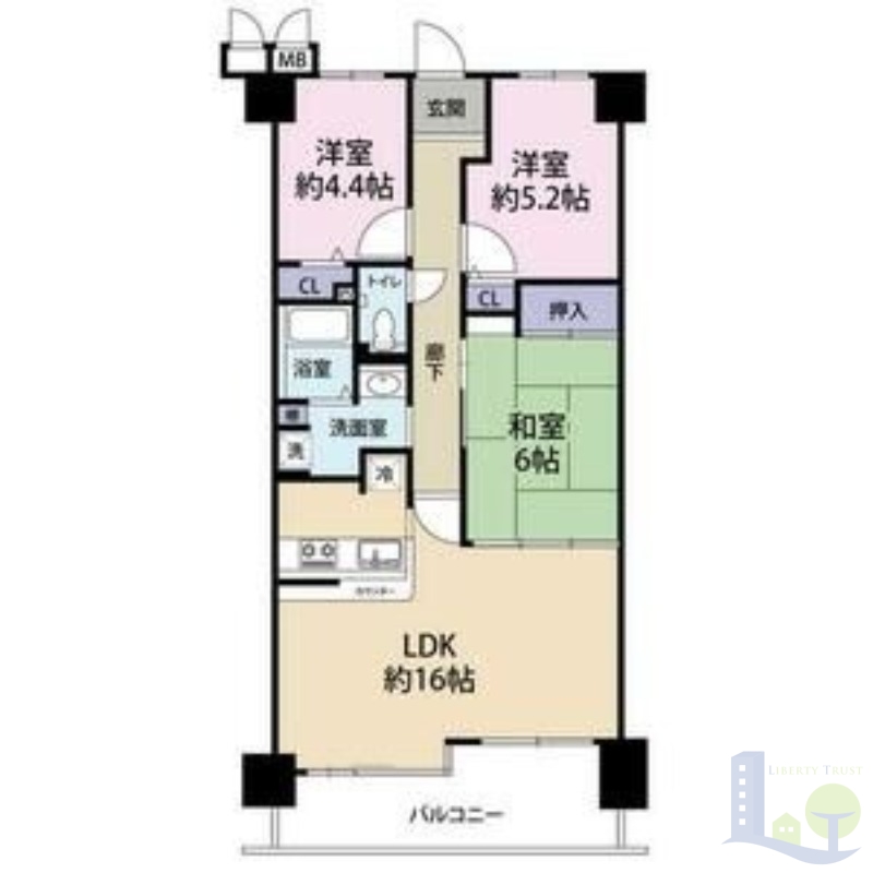 12階の間取り図
