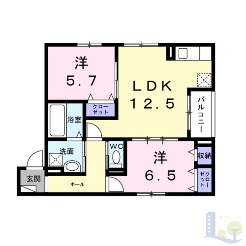 3階の間取り図