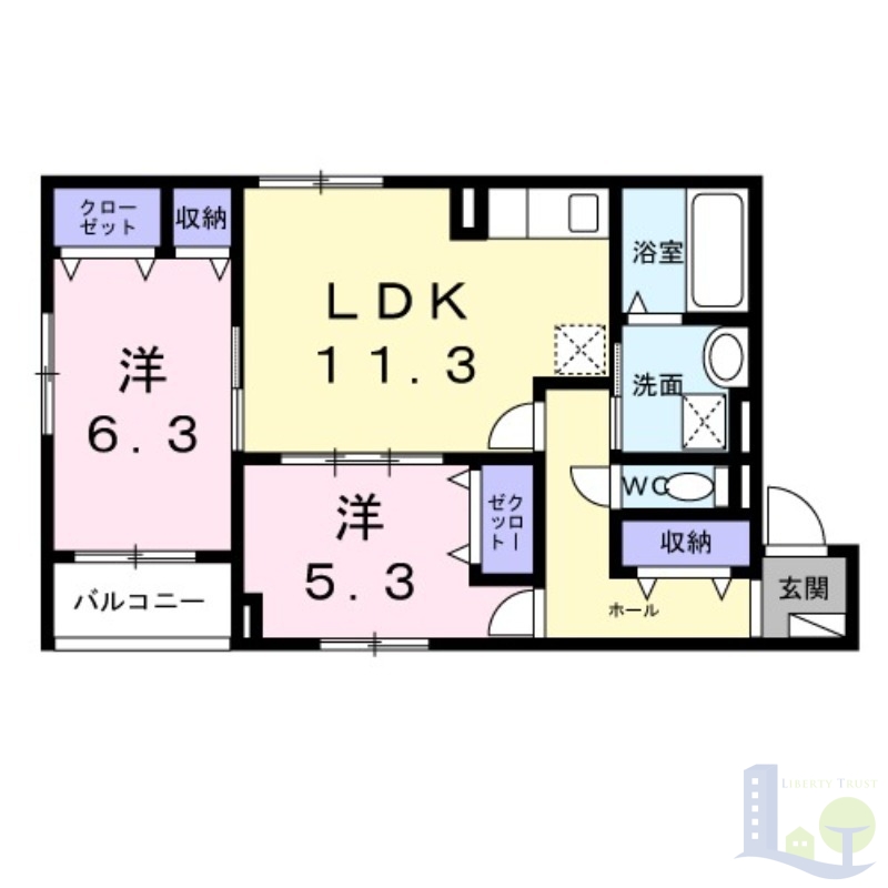 3階の間取り図