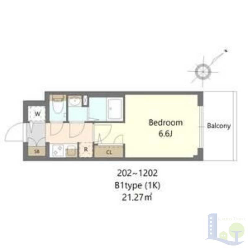 4階の間取り図