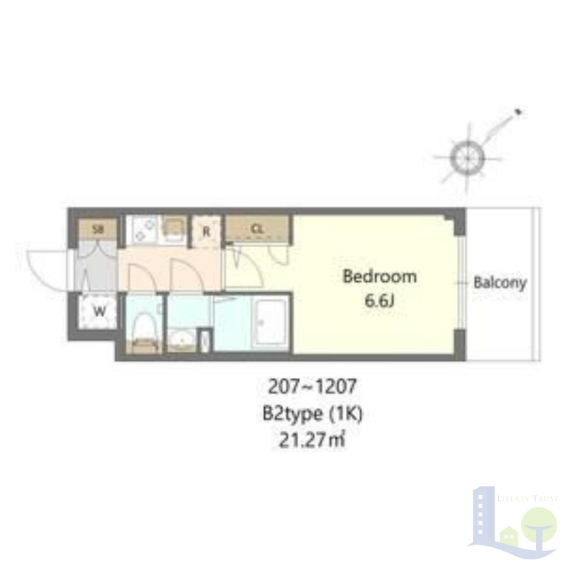 7階の間取り図
