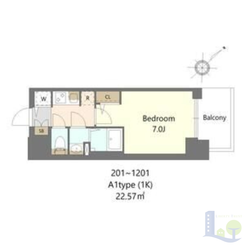 4階の間取り図