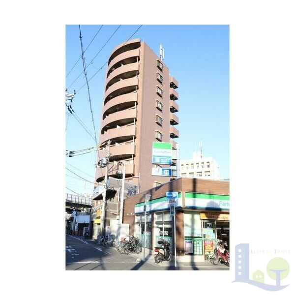 大阪市東淀川区豊新３丁目の賃貸マンションの外観