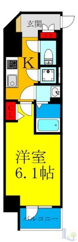 9階の間取り図