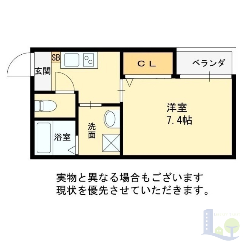1階の間取り図