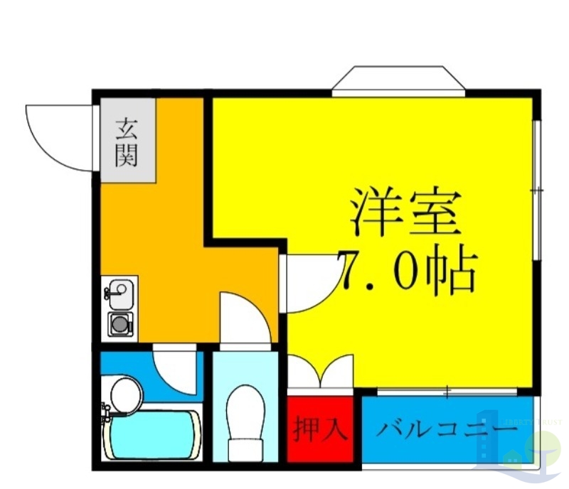 2階の間取り図