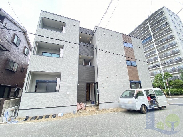 大阪市東淀川区下新庄２丁目の賃貸アパートの外観