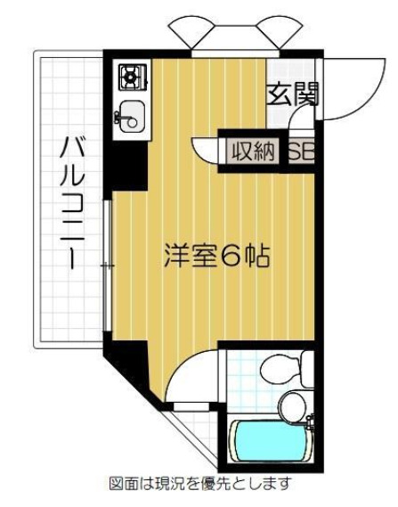 2階の間取り図
