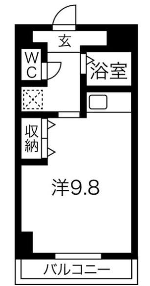 2階の間取り図