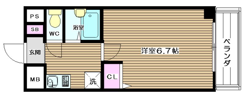 2階の間取り図