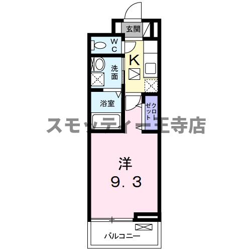 2階の間取り図