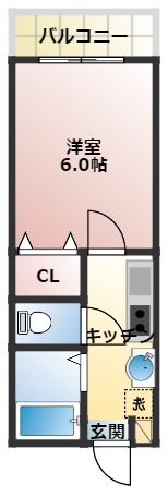 2階の間取り図