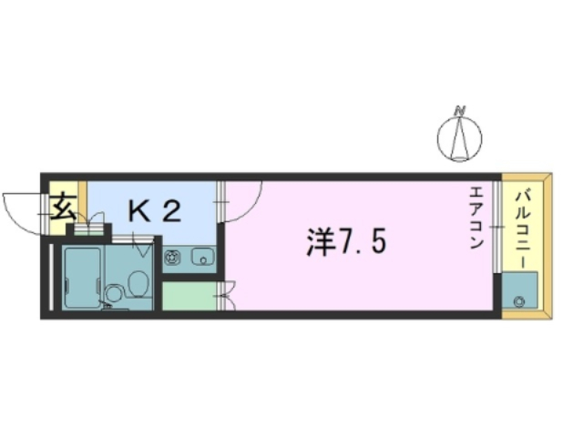 2階の間取り図