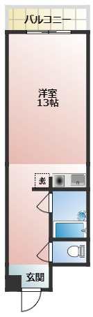 4階の間取り図