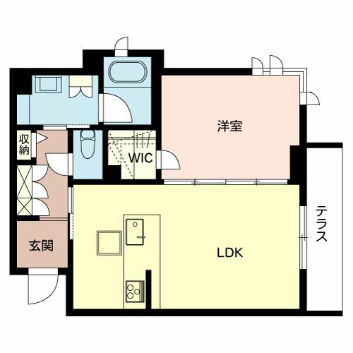 1階の間取り図