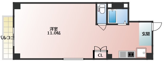 1階の間取り図