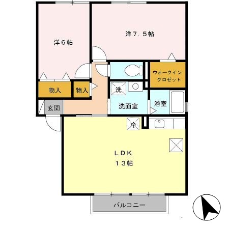 1階の間取り図