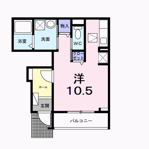 1階の間取り図