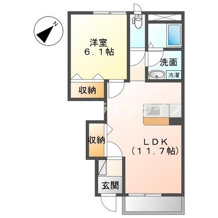 1階の間取り図