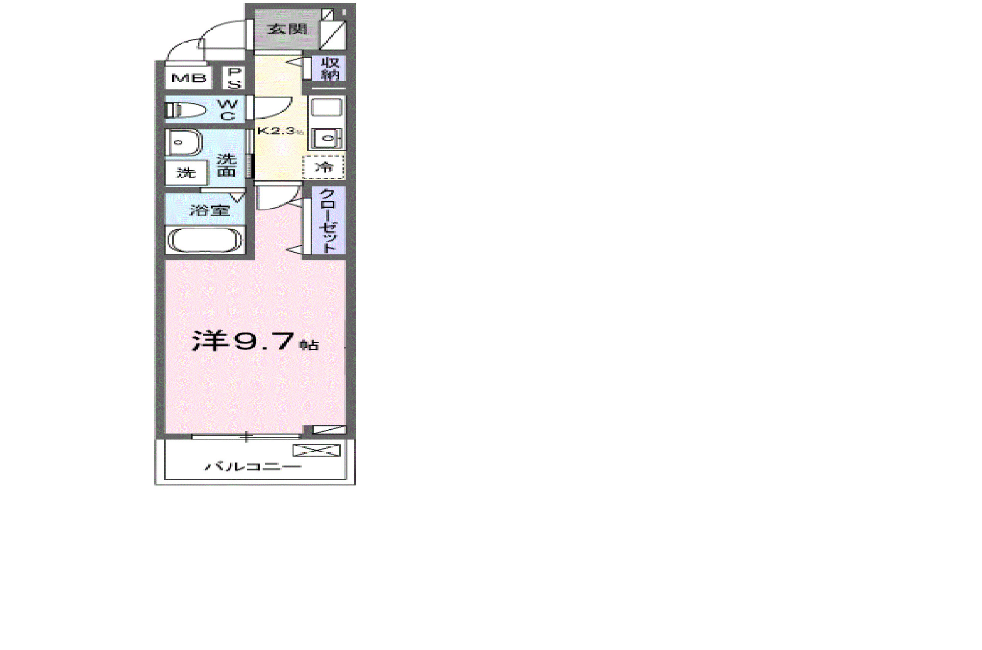 2階の間取り図