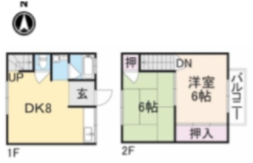 2階の間取り図