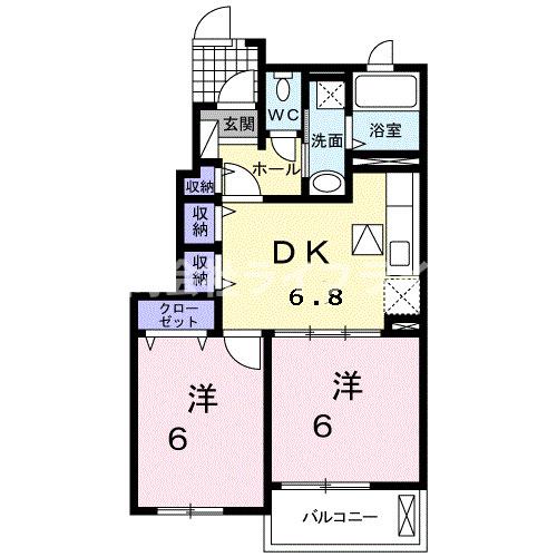 1階の間取り図