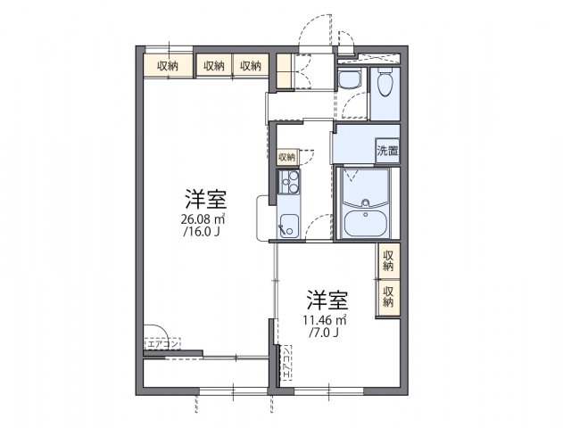 1階の間取り図