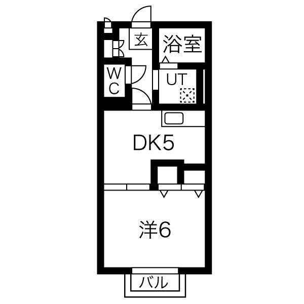 1階の間取り図