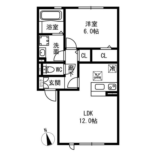 車をお持ちの方に嬉しい駐車場付きの物件です
