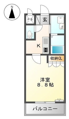 2階の間取り図