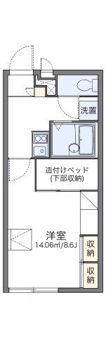 代表的な間取のため実際の間取とは異なる場合があります