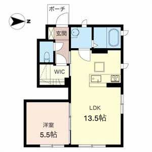 1階の間取り図