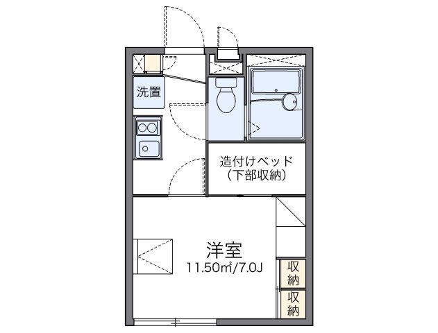 2階の間取り図